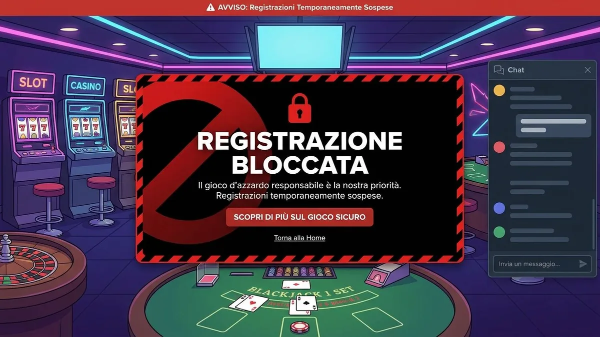 Registrazione con bonus